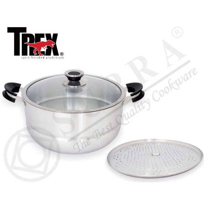 ✨Baru Supra Dutch Oven  Steamer Plate 32 Cm Aluminium Limited