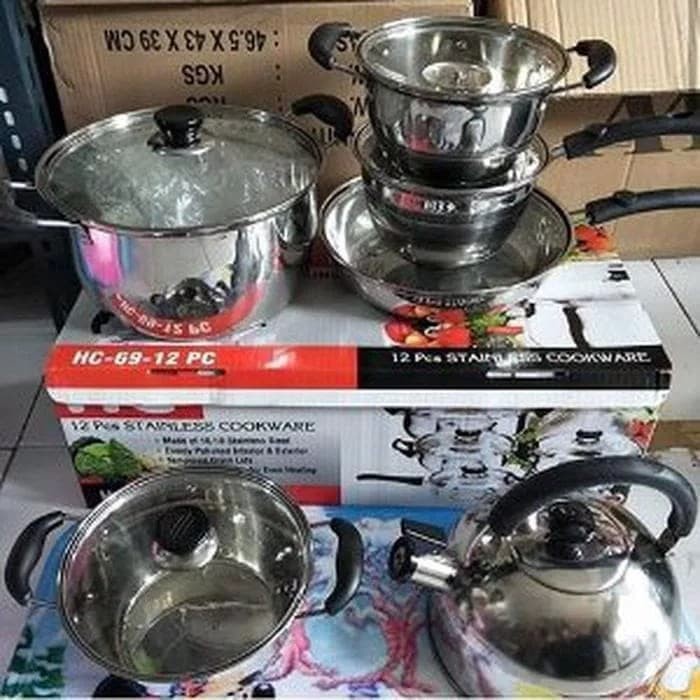 ✨Baru Panci Set Hc / Cookware Set Diskon