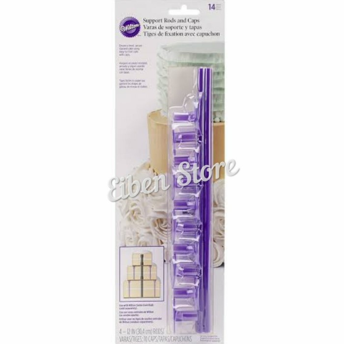 

✅Termurah Wilton Plastic Support Roda And Caps / Dowel Rod Pk-14 Diskon