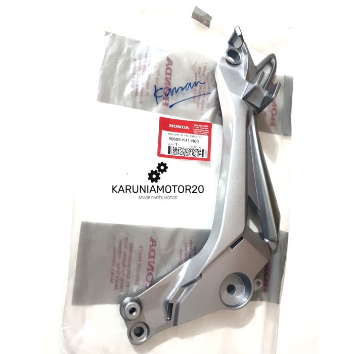 ✨New Dudukan Footstep Blkg Kanan Supra X 125 Fi Original Ahm 50605-K41-N00 Limited