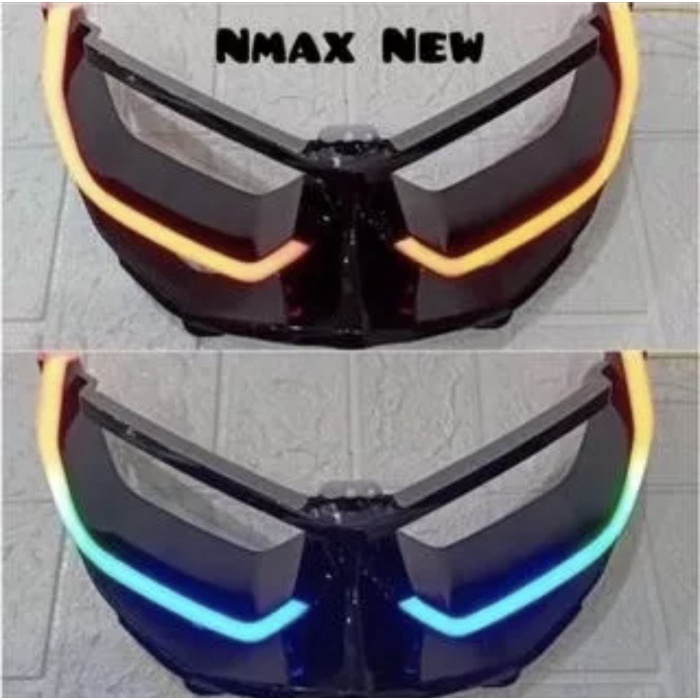 ✨New Frame Alis Nmax Lampu Alis Drl Depan Nmax New Rgb Plus Frame Alis Nmax Limited