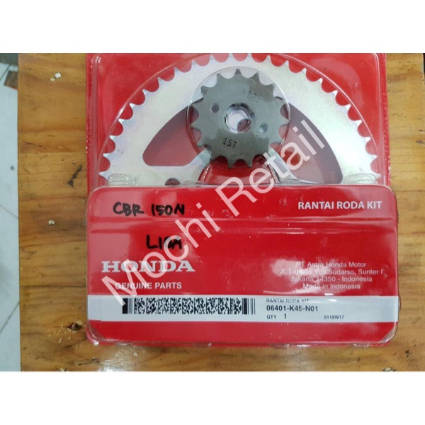 ✨Ori Gear Set Cbr 150R New 2014 Ori Ahm Terbaru