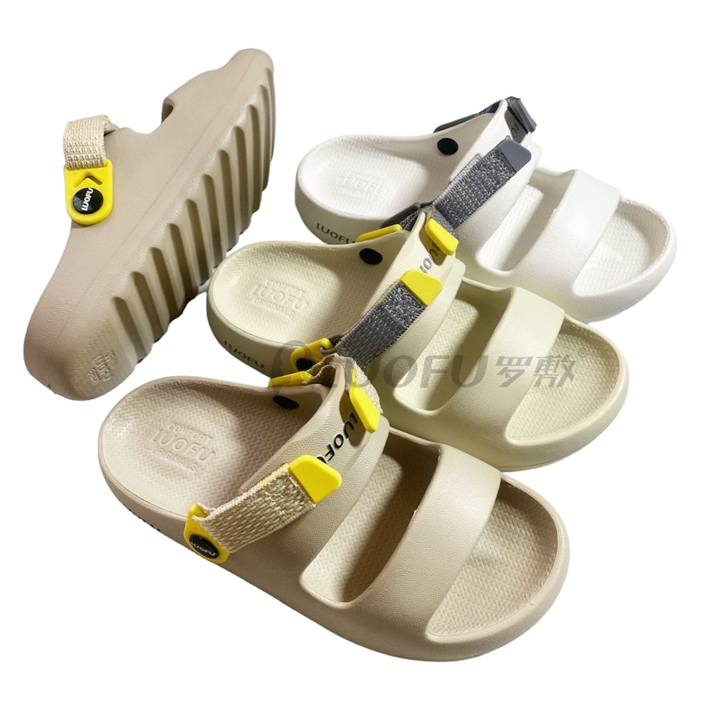 [MODEL TERKINI] LUOFU Sendal Kokop Tali Belakang Eva Wanita E6231-B2TL [i]