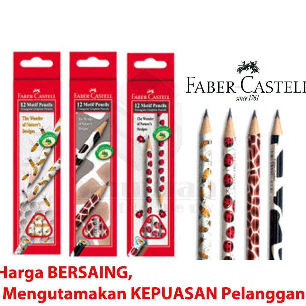 

MURAH Pensil Kayu Faber-Castell 2B Motif Triangular / Faber Castell Segitiga PROMO SPECIAL