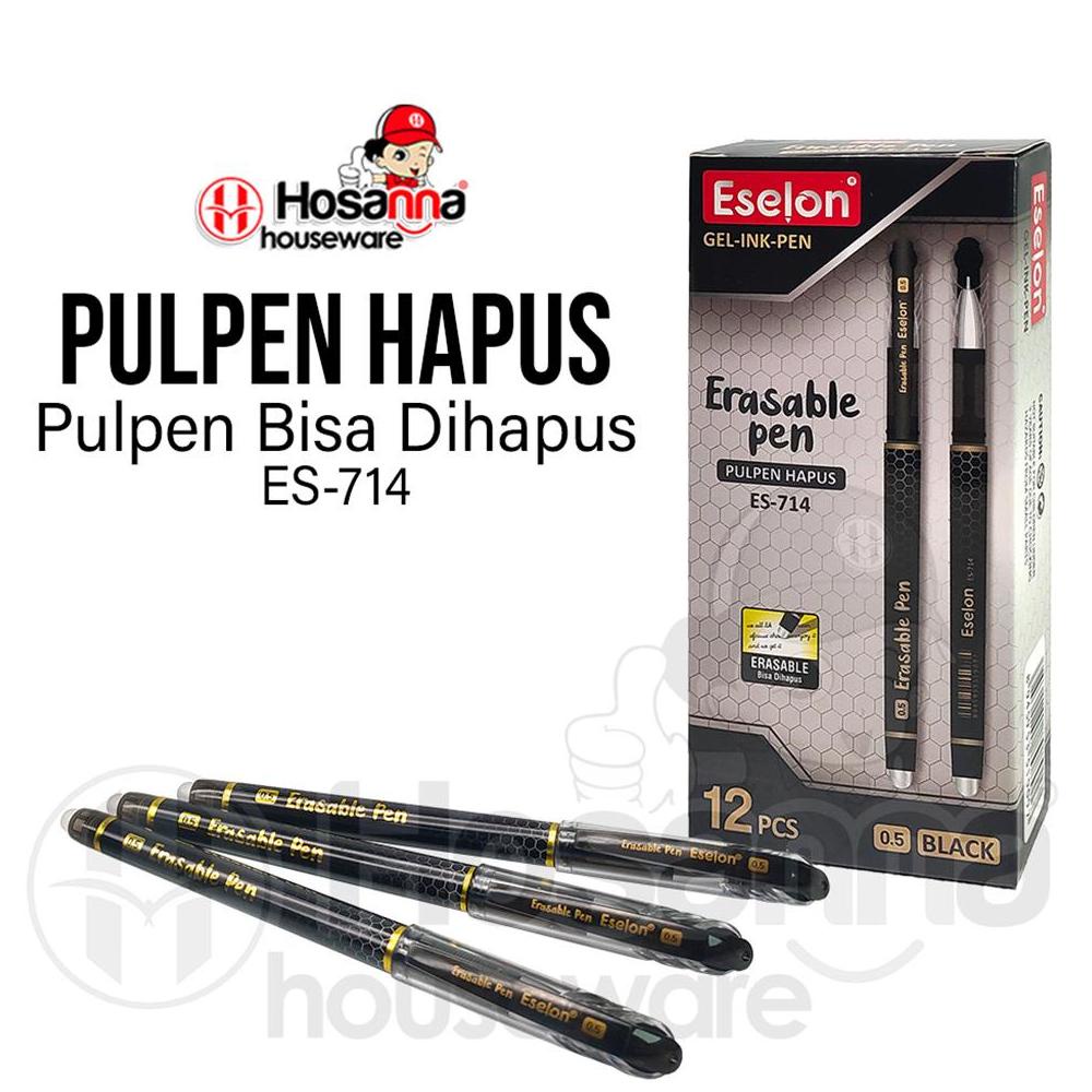 

PROMO 12pcs Pulpen Hapus / Erasable Pen / Pulpen Gel Bisa dihapus ES-714 MURAH