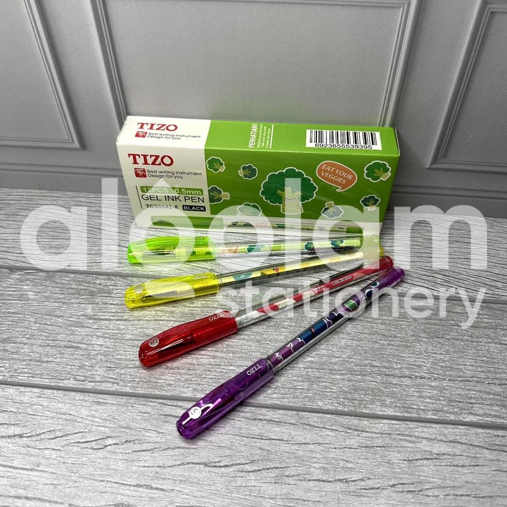

MURAH SELUSIN ( 12 PCS ) Pulpen Tizo 0.5 mm Gel Pen Tizo 0.5mm COD