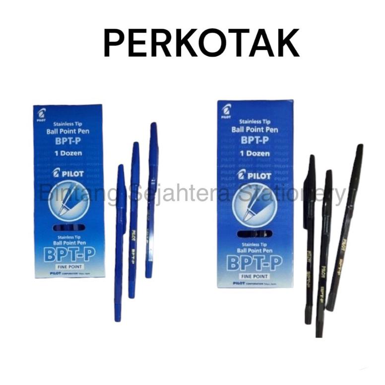 

ORIGINAL [ PERKOTAK ] Pulpen Pilot Hitam dan Biru 1 lsn/Per Kotak PROMO