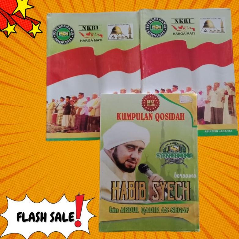 TERLARIS Buku Qosidah Dan Syiir Habib Syekh KOMPLIT/Buku Qosidah Dan Syiir Habib Syekh Murah/Buku Qo