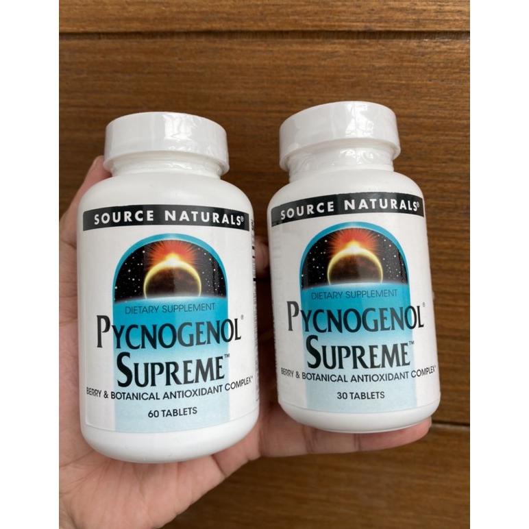 SOURCE NATURALS PYCNOGENOL SUPREME 30 60 TABLETS