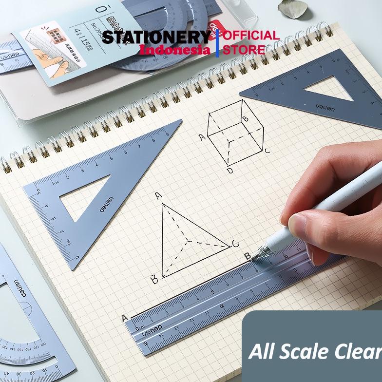 

TERMURAH PENGARIS RULER ALUMUNIUM GEOMETRY DRAWING - DELI 79532 PROMO