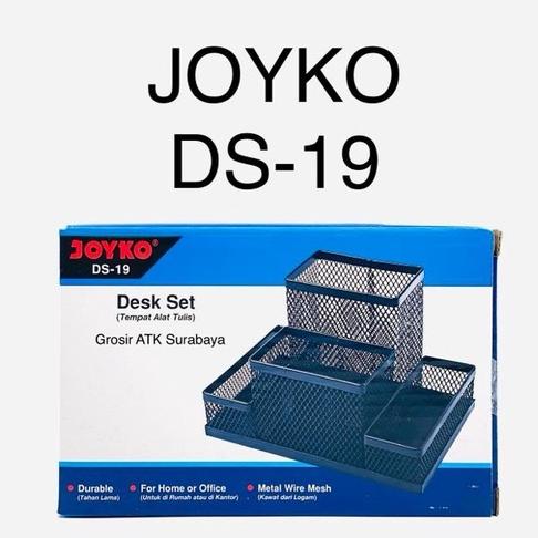 

TERLARIS Desk Set Tempat Alat Tulis Bolpen Pensil Stationery Stand Joyko DS-19 PROMO TERMURAH