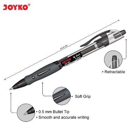 

PROMO SPECIAL Gel Pen Pulpen Gel joyko Gp-265 (lusin) SALE