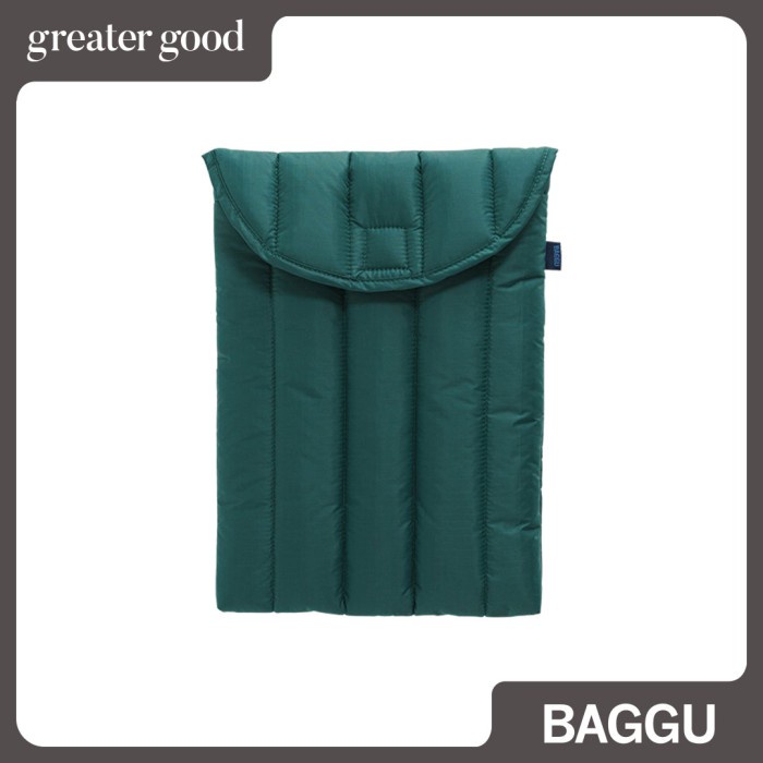 Promo Baggu - Puffy Tablet/Laptop Sleeve In Malachite
