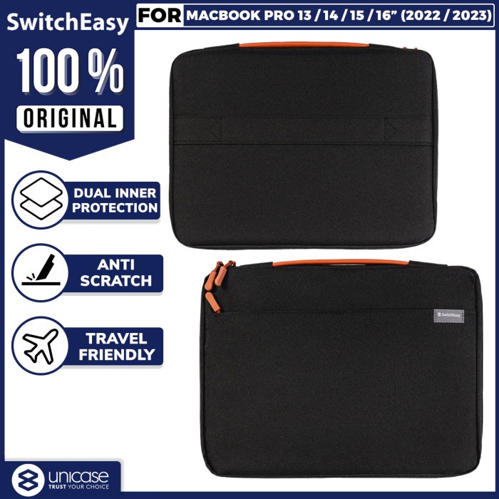 Promo Tas Macbook Pro 16/15/14/13 2023/2022 Switcheasy Modern Laptop Sleeve