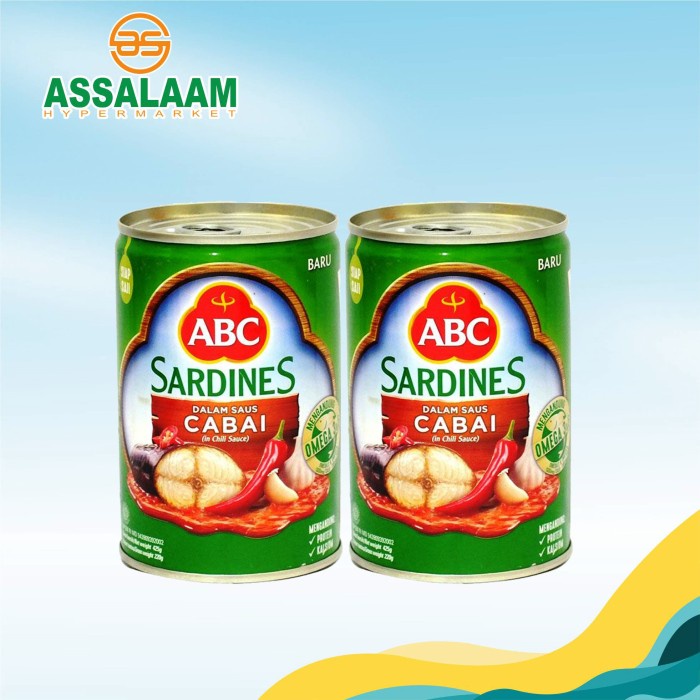 

ABC SARDINES CHILI 425GR 1 PCS