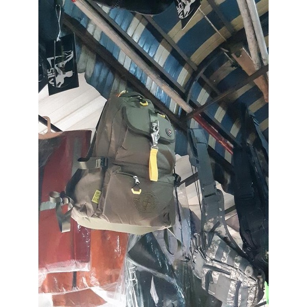 ✨Ready Ransel Pria Tas Ransel Pria Tas Army Tas Tough Army Ransel - Hijau Bisa Gojek