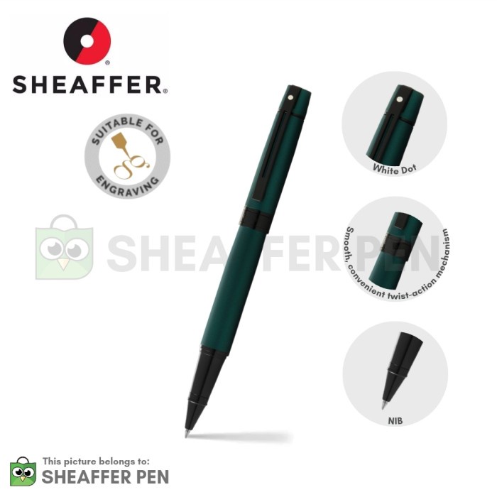 

✨Sale Sheaffer® 300 Matte Green Lacquer Rollerball Pen Limited
