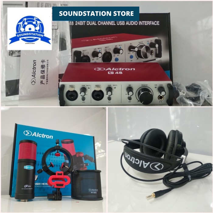 ✨Sale Paket Recording Alctron U48 Cs35 Podcast Zoom Voice Over Gaming Vokal Terbaru