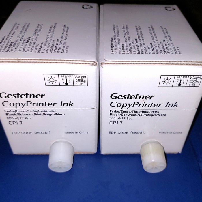

Ink Gestetner Copy Printer Cpi7 500Ml