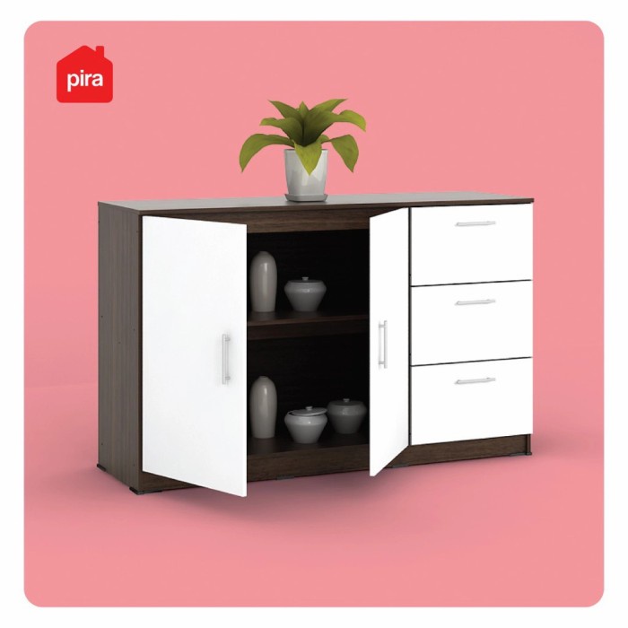 

✨Sale Credenza Lemari Arsip Rak Buku Drawer Lemari Laci Alba Sb 150 Bufet Limited