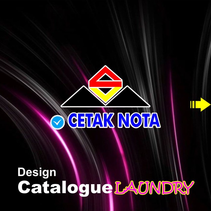 

✨Sale Nota Custom Design Cataloque Laundry 1/4F Bisa Sameday