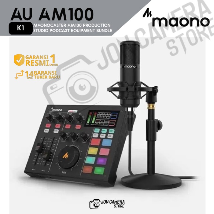 ✨Sale Maono Au Am100 Sound Card Kit Audio Card Maono Am 100 Kit Berkualitas