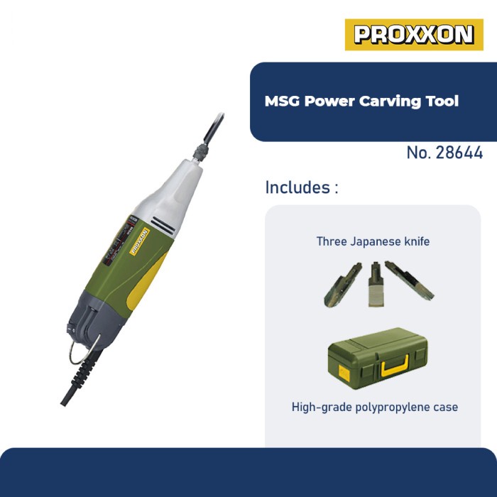 

✨Sale Proxxon 28644 Mesin Pahat Ukir Kayu Elektrik Msg Power Carving Tool Diskon