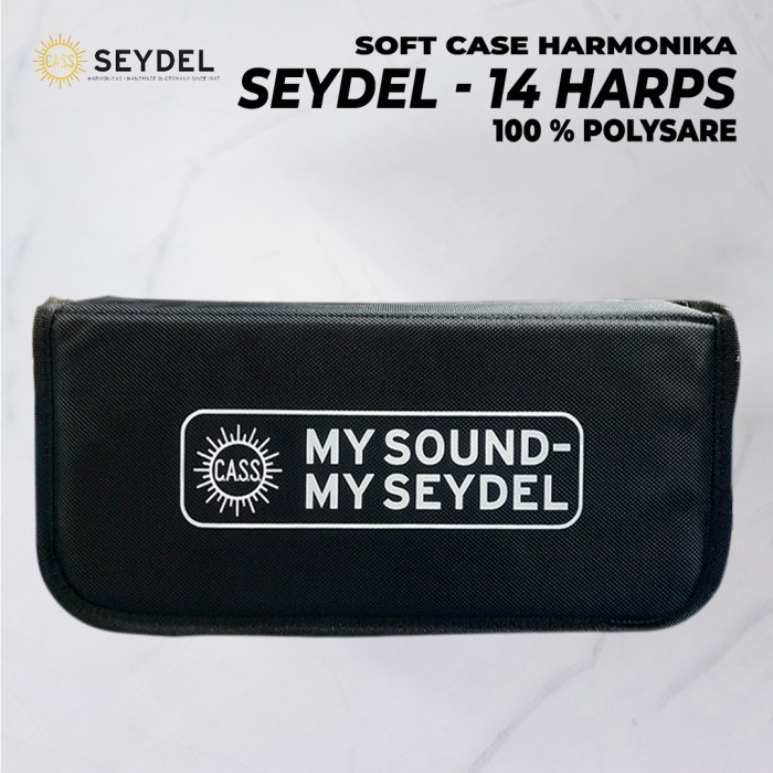 

✨Sale Soft Case Tas Harmonica Harmonika Seydel Isi 14 Harmonica Diskon