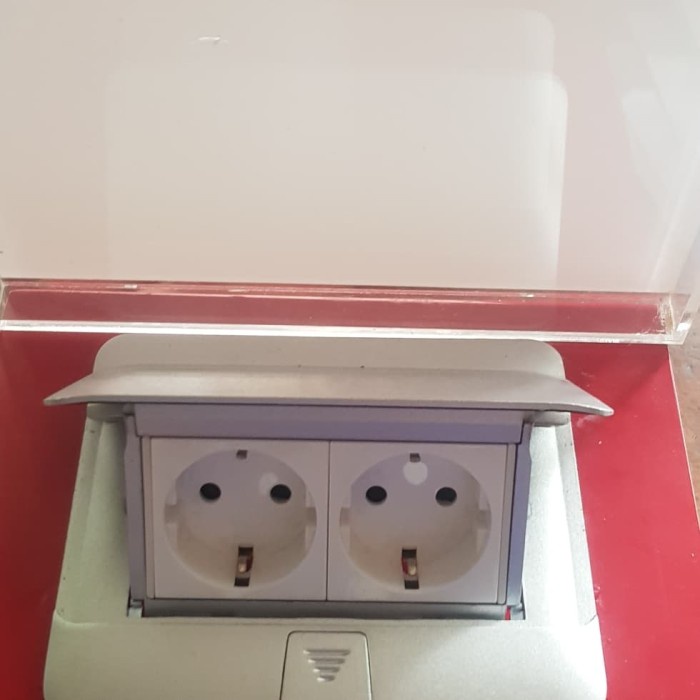 ✨Ori Stop Kontak Lantai Legrand Double Stop Kontak Arde Terbatas