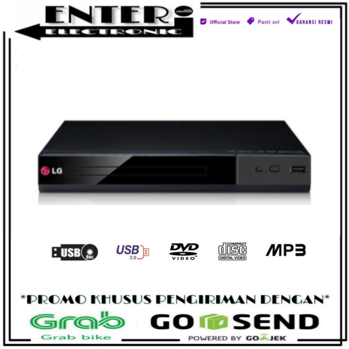 ✨Ori Lg Dvd Dp 132 - Dvd Player Lg Dp132 Usb Cd Dvd Mp3 Berkualitas