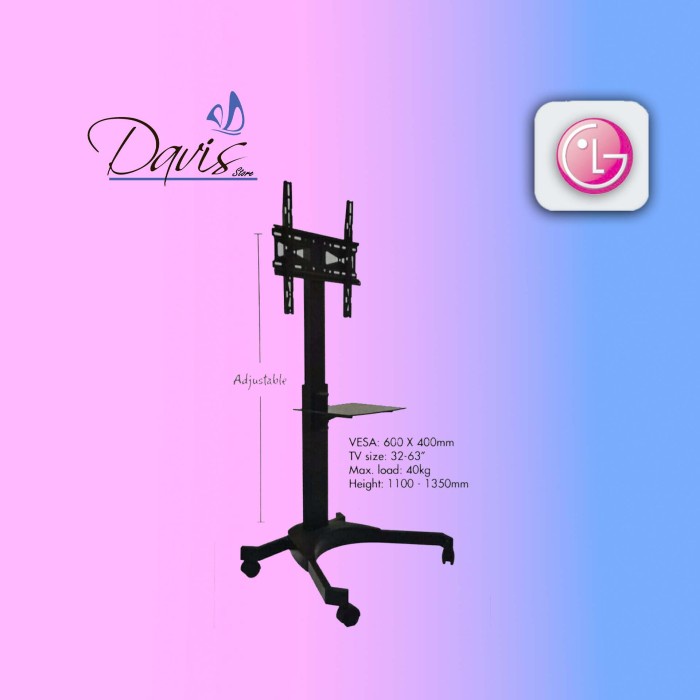 ✨Ori Kenzo Bracket Tv Stand Tv Size 32-63 Inch Kz52 / Kz-52 / Kz 52 Terbatas