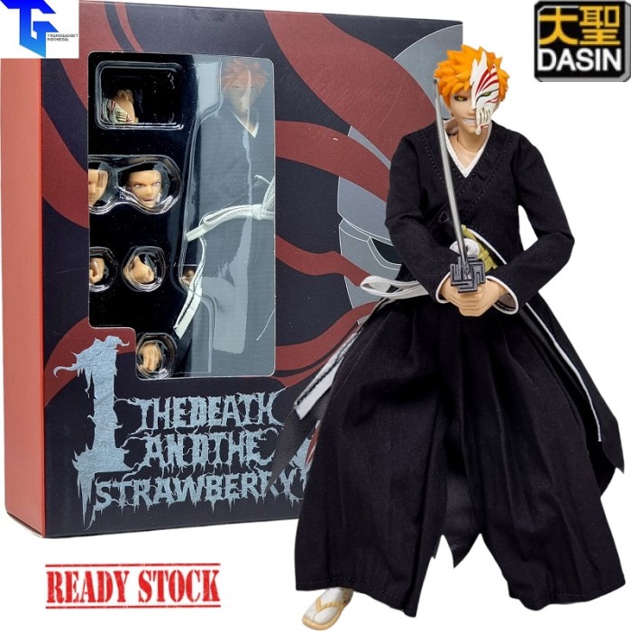 [Original] Dasin Model X 942 Toys Bleach Anime - Ichigo Kurosaki Bankai Version Berkualitas