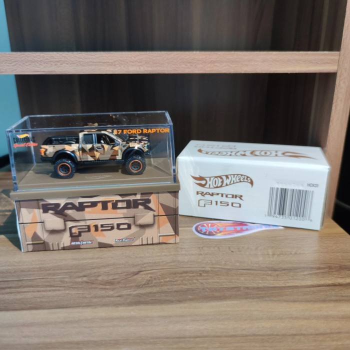 ✨New Hot Wheels Rlc Ford Raptor Army Dino Camo Camouflage Convention Gulf Terbatas