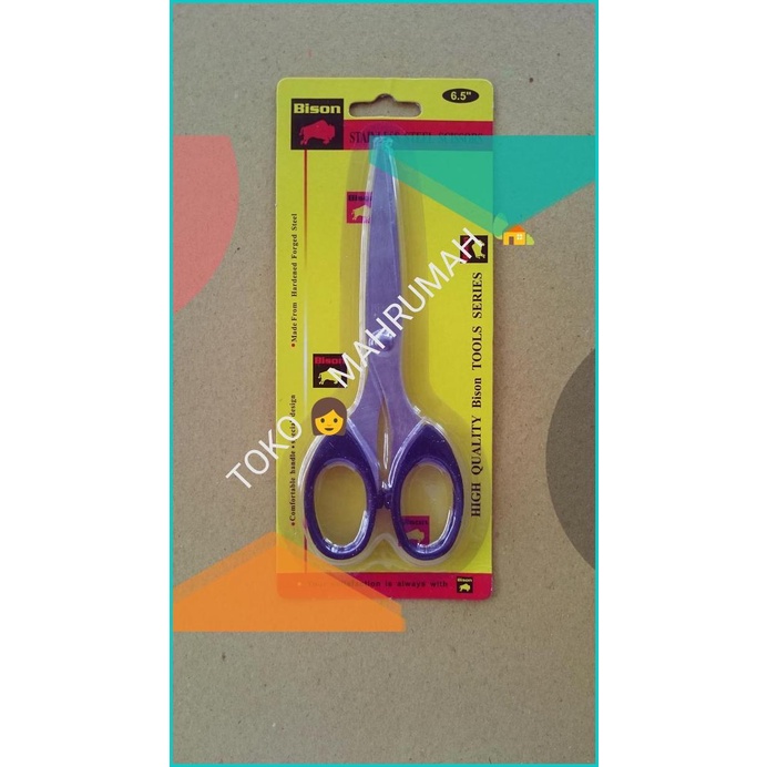 

Gunting Kertas Serbaguna Bison 6,5" (Medium) Stainless Steel 20JVLZ3