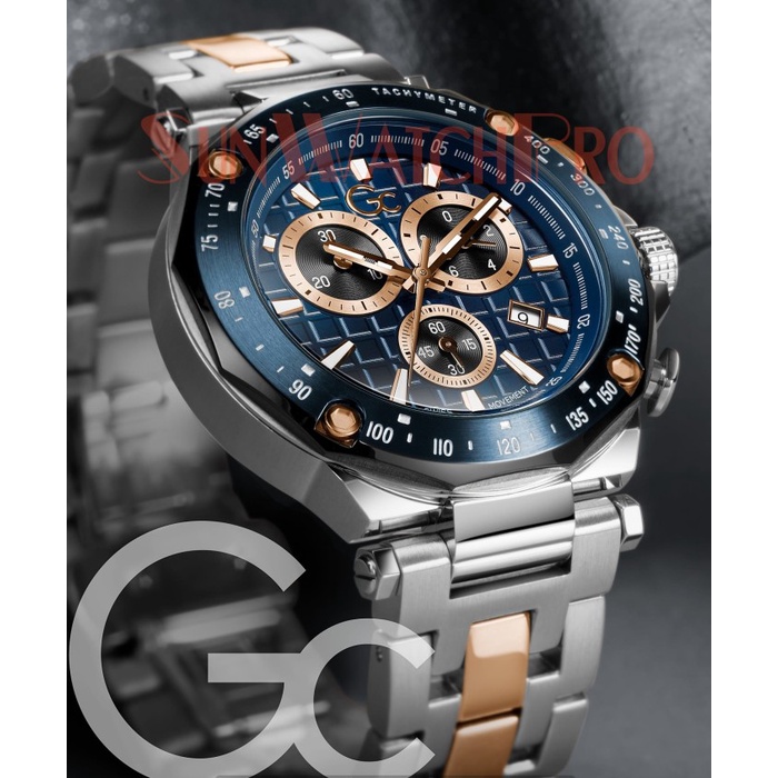 ✅Sale Jam Tangan Gc Y81003G7Mf Gc Spirit Sport Chrono Metal Original Limited