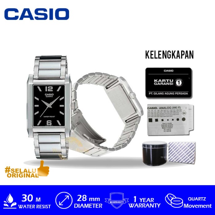 ✅Sale Jam Tangan Casio Mtp-1235D-1Adf With Box Kaleng Bergaransi Resmi Bisa Sameday
