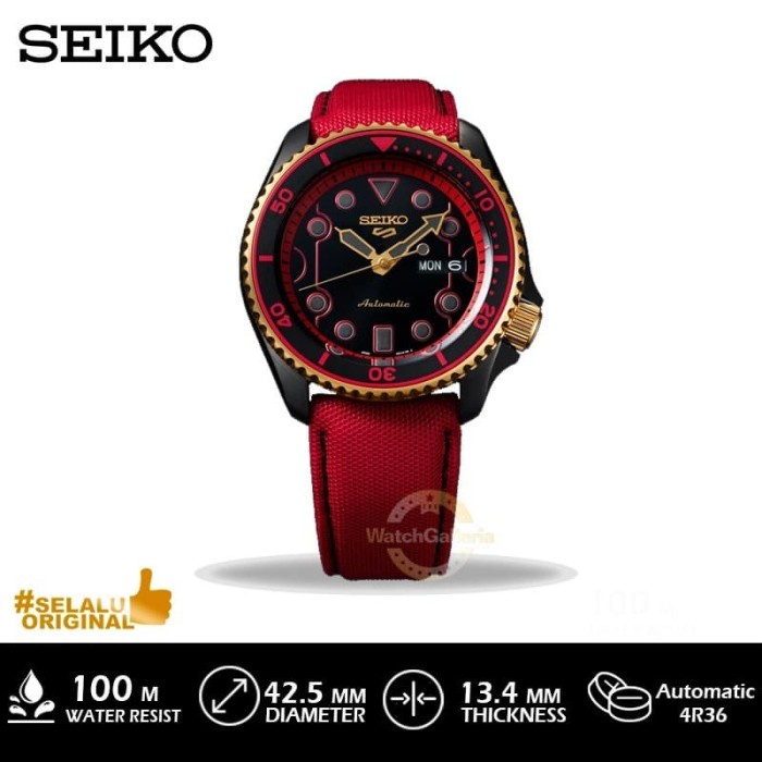 ✅Original Seiko 5 Sports Srpf20K1 Street Fighter Ken Model Limited Edition Berkualitas