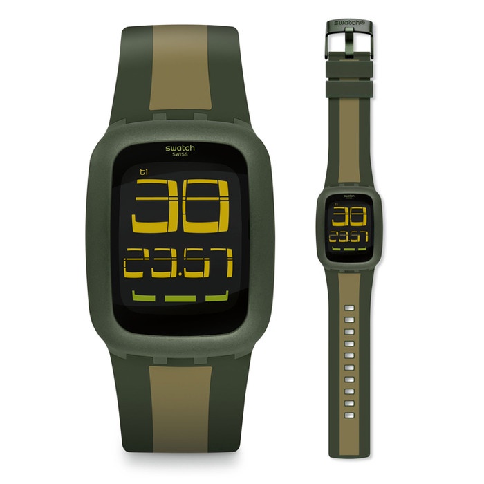 ✅Original Swatch Surg101D - Touch Screen - Hijau Terbaru