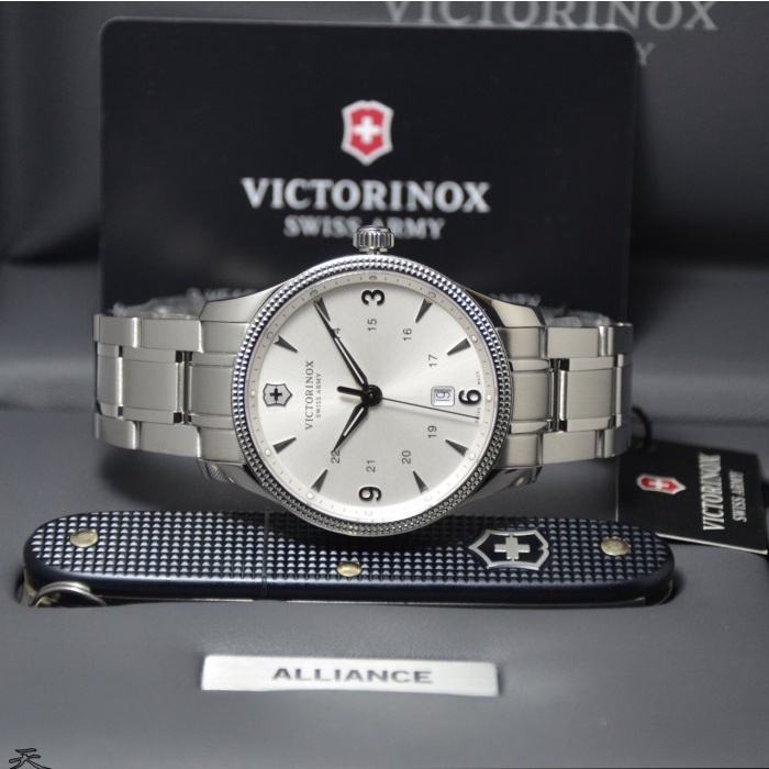 ✅Original Victorinox Vsa 241712.1 - Jam Tangan Pria Original - Silver Diskon