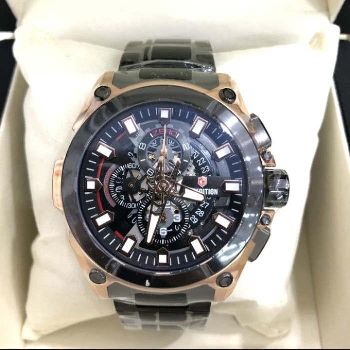 ✅Original Jam Tangan Pria Original Expedition E6793 - E 6793 Black Rosegold Berkualitas