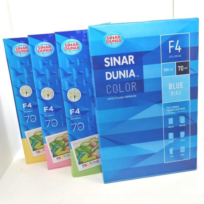 

Kertas Hvs Warna Sinar Dunia Ukuran Folio / F4 Kode 925