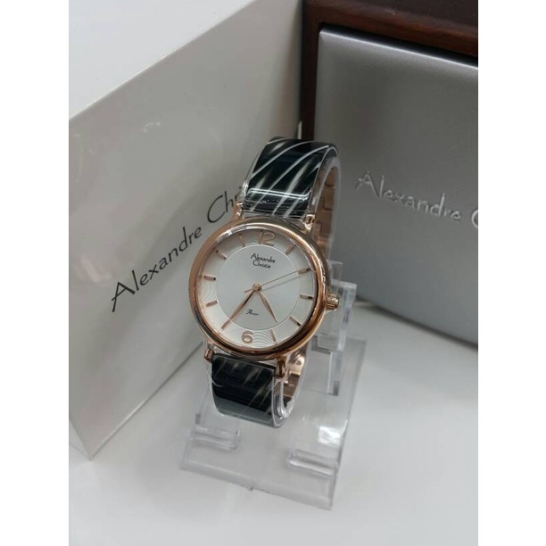 ✅New Jam Tangan Alexandre Christie Ac 2581 Rosegold Black Original Terbaru