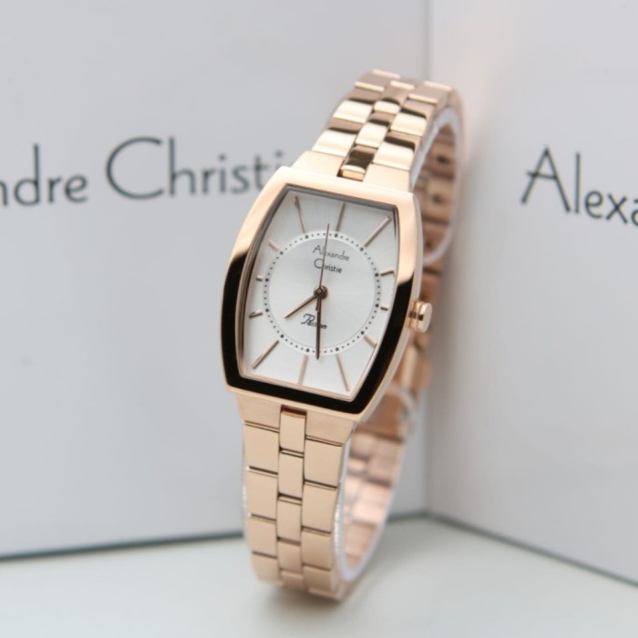 ✅New Alexandre Christie Original Wanita Ac2895 - Ac 2895 Rose Gold Terbatas