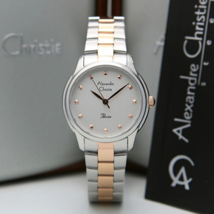 ✅Baru Jam Tangan Alexandre Christie Original Ac2835 - Ac 2835 Silve Rosegold Terbatas
