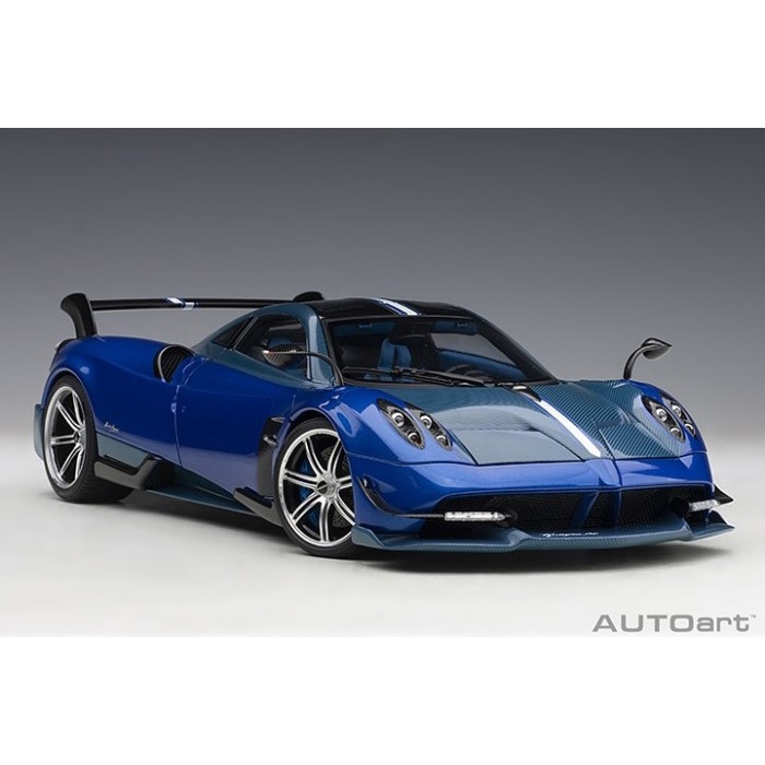 ✅Termurah 1/18 Autoart Pagani Huayra Bc Blue Carbon Diecast Miniatur Not Cinque Terbaru