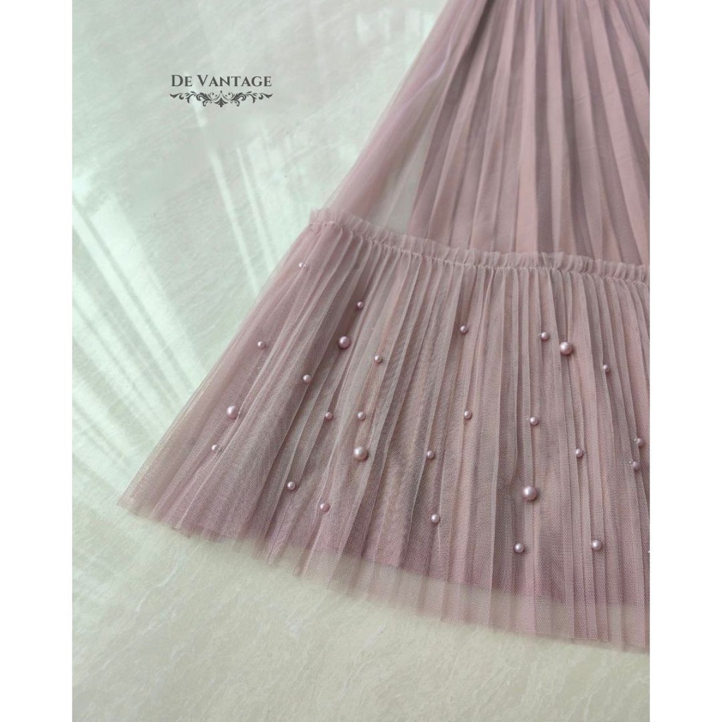 [NEW COLLECTIONS] BEST SELLER Rok Bolak Balik dengan Tile Kombinasi dan Mutiara / Rok Tutu Tile