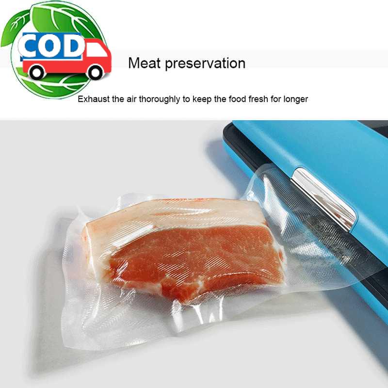 Kantong Vacum Sealer 1 Roll Kantung Plastik Segel Kemasan Makanan Daging Ikan Sayur Buah Frozen Food
