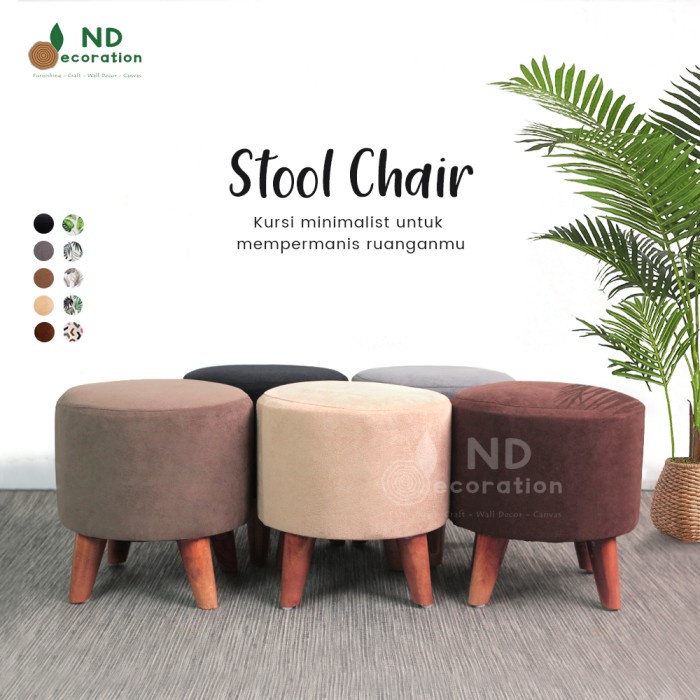 Promo Kursi Stool / Sofa Stool / Stool Bulat / Sofa Kecil