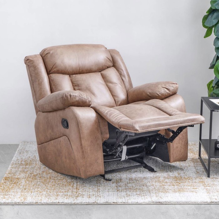 Promo (Gratis Kirim & Pasang) Sofa Goyang Dan Bisa Recliner Febric Swide Terbaru