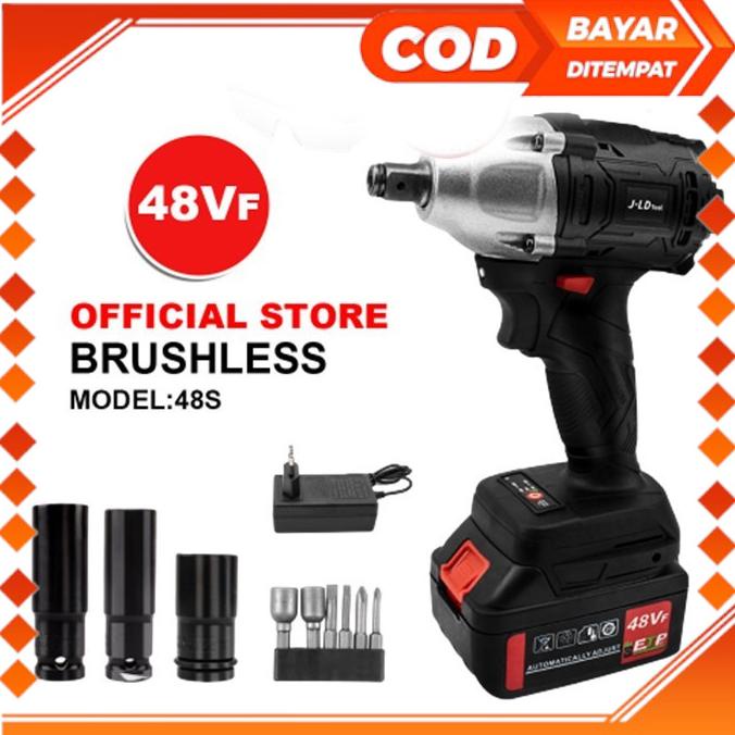 Jld Tools Impek Pembuka Roda Baut Mobil 1 Baterai 48 Volt Atur Speed Ready